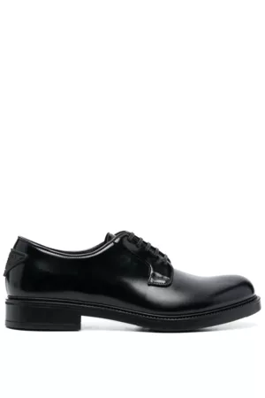 Prada Men Formal Shoes - Lace Up Leather Derby Shoes