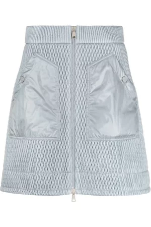 Moncler Women Mini Skirts - Quilted A Line Skirt