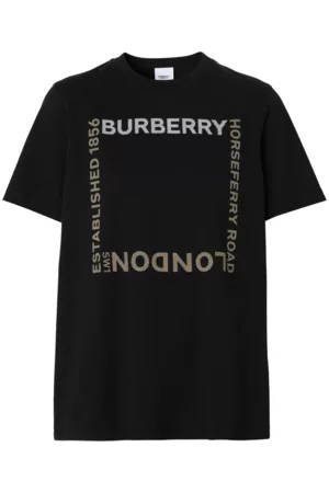 Burberry Women Short Sleeved T-Shirts - Horseferry Print T Shirt