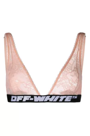 OFF-WHITE Women Bralettes - Off White Logo Jacquard Triangle Bra