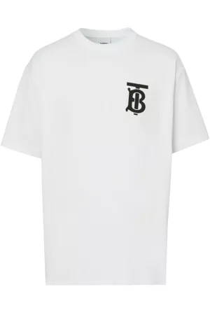Burberry Women Oversized T-Shirts - Monogram Motif Oversized T Shirt