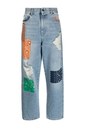 Alanui Women Jeans - California Patchwork Detailing Jeans