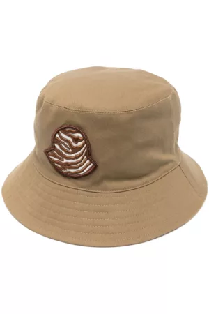 Moncler Men Hats - Oncler Logo Patch Bucket Hat
