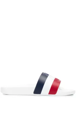 Moncler Women Slippers - Striped Sliders