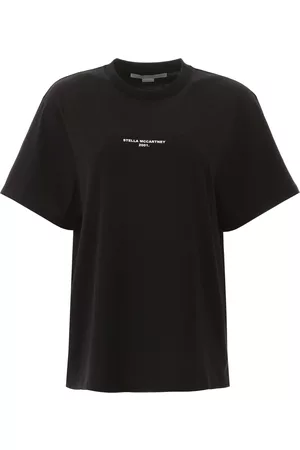 Stella McCartney Women Short Sleeved T-Shirts - Logo Print T Shirt