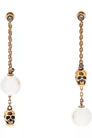 Alexander McQueen Women Earrings - Pearly Skull Earrings