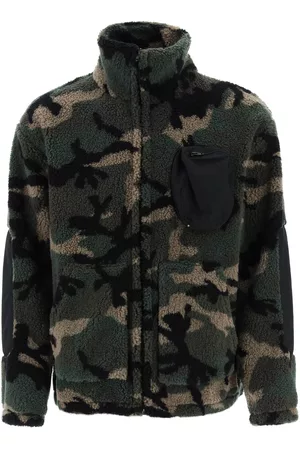 VALENTINO Men Sweaters - Camouflage Teddy Blouson