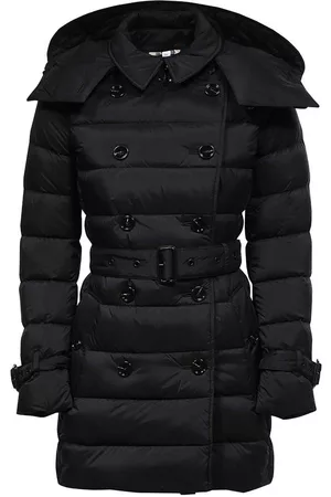 Burberry Women Puffer Jackets - DETACHABLE HOOD PUFFER Coat