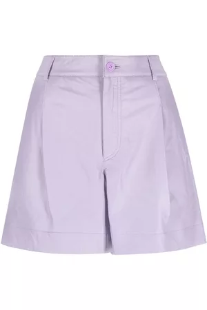 PAROSH Women Shorts - Maciock High Waist Leather Shorts
