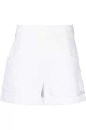 PAROSH Women Shorts - High Waisted Cotton Shorts