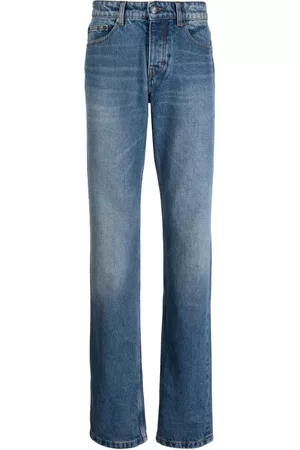 Ami Men Straight Jeans - Front Fastening Straight Leg Jeans