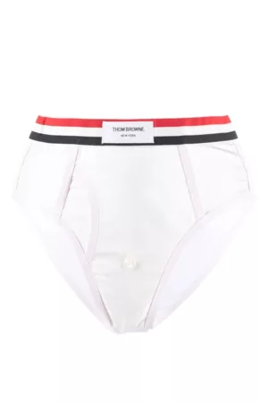 Thom Browne Women Briefs - Logo Waistband Briefs