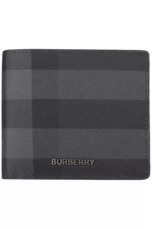 Men's Bifold Wallet With Check Motiv by Burberry