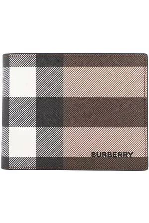 Burberry Exaggerated Check Slim Bifold Wallet