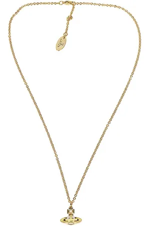 bas relief necklace woman gold in brass - VIVIENNE WESTWOOD - d — 2