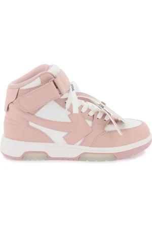 Off-White | Women 30mm Out of Office Leather Sneakers Pink/White 42