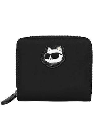 Karl Lagerfeld Small Hotel Karl Zip-up Pouch in Black