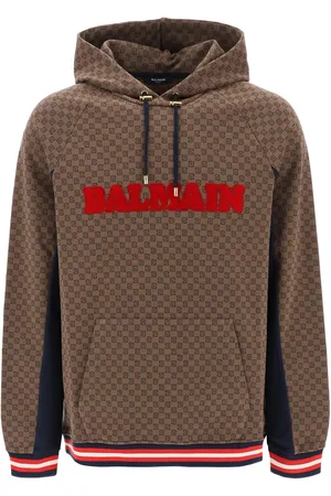 Balmain Brown Mini Monogram Sweatshirt Balmain