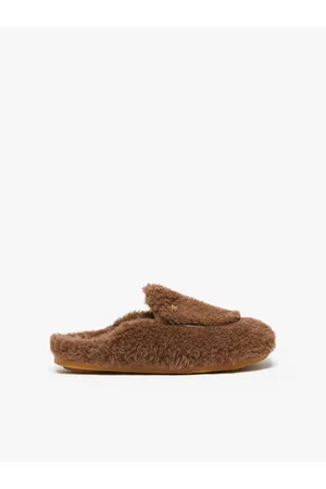 Lize Leather Loafers in Beige - Max Mara