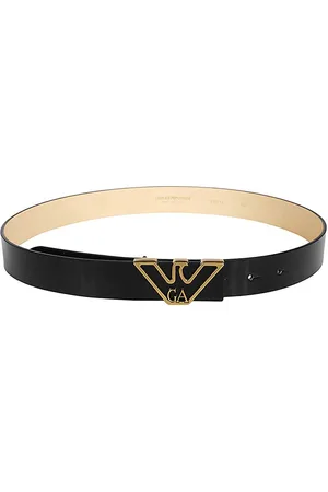 Emporio Armani Eagle Head-motif Leather Belt - Farfetch