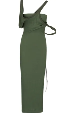 The Attico Strap Long Dress