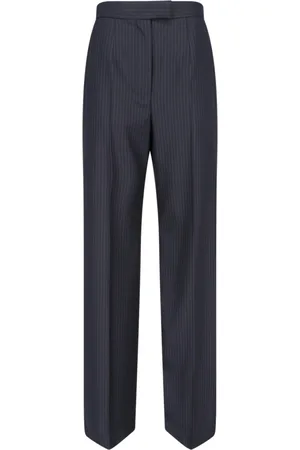 Alexander McQueen Wool Straight Trousers