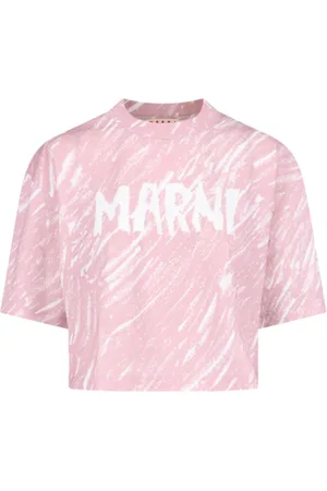Marni Logo Crop T-Shirt