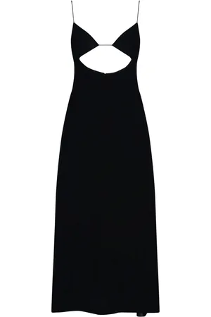 Saint Laurent Long Openback Dress