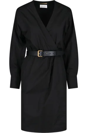 Saint Laurent Sheath Midi Dress