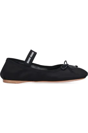 Miu Miu Logo Ballet Flats