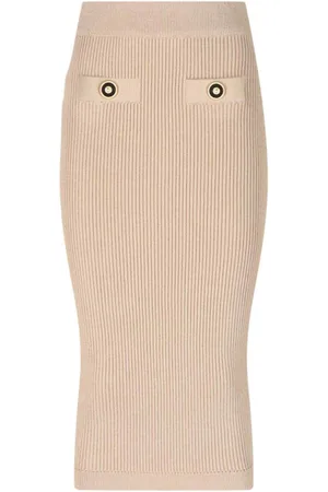Balmain Knit Midi Skirt