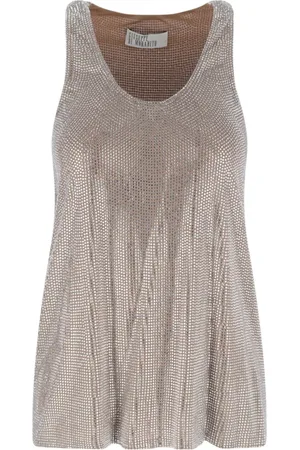 GIUSEPPE DI MORABITO Rhinestone Tank Top