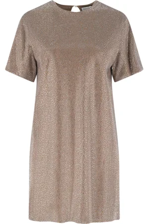 GIUSEPPE DI MORABITO Rhinestone Mini Dress