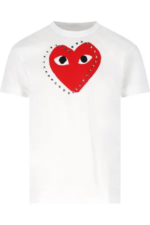 Comme des Garçons Logo T-Shirt With Studs