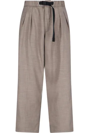 White Sand Palazzo Belted Pants