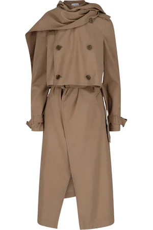 Burberry Trench Coat With Scarf