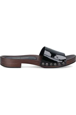 Miu Miu Logo Clogs