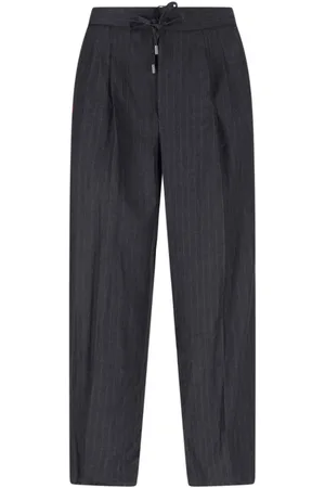 DUNST Pinstriped Wide Pants