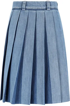 Miu Miu Denim Midi Skirt