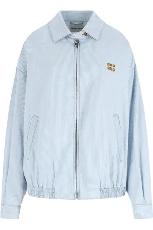Miu Miu Logo Zip Jacket