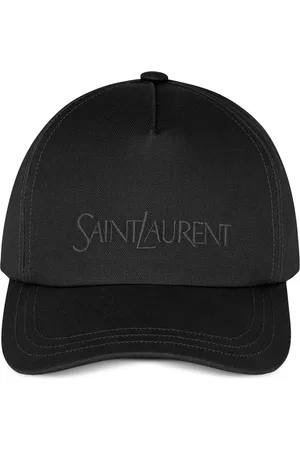 Saint Laurent BASEBALL CAP IN GABARDINE WITH EMBROIDERED LOGO