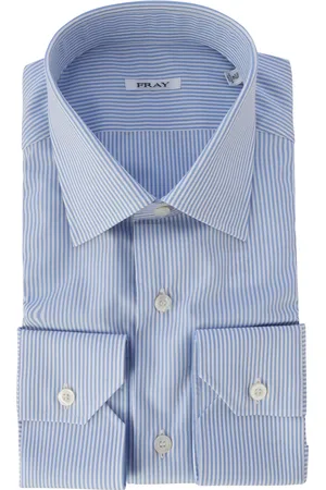 FRAY Striped cotton shirt