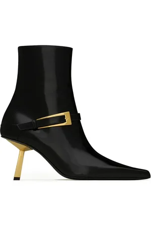 Saint Laurent LEE ankle boots in mirrored leather