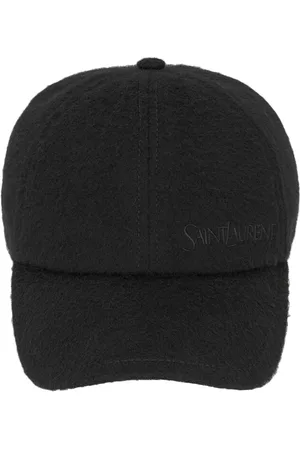 Saint Laurent VINTAGE CASHMERE BASEBALL CAP