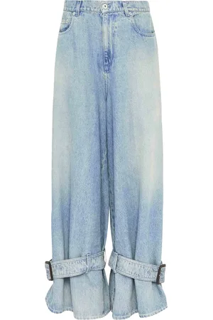 J.W.Anderson JEANS WITH BUCKLE ON THE HEM