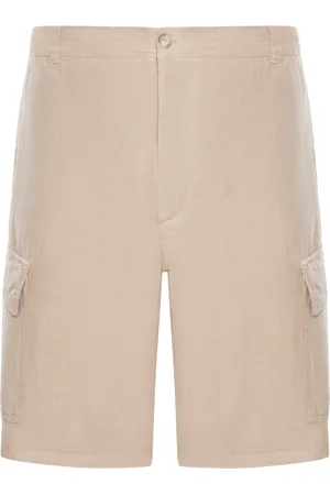120% Lino LINEN CARGO BERMUDA
