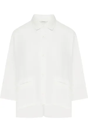 TRANSIT LINEN SHIRT WITH VISCOSE INSERTS