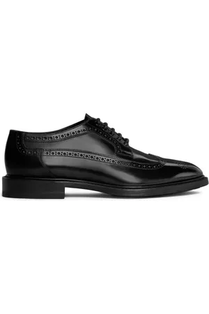 Céline DONAVAN DERBY WITH PERFORATED DETAILS IN POLISHED BULL LEATHER