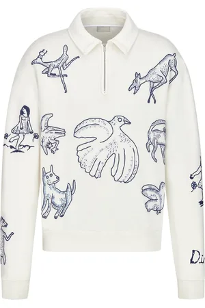 Dior Sweatshirt with zip on the collar