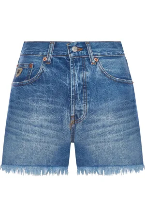 Lois DENIM SHORTS WITH FRINGED HEM